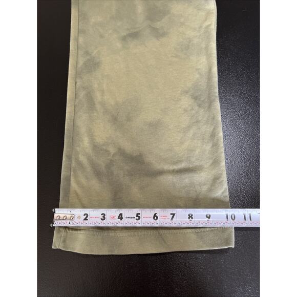 Old Navy Pants Womens XL Olive Tie Dye High Rise Joggers Wide Leg Pockets Logo - Picture 9 of 10